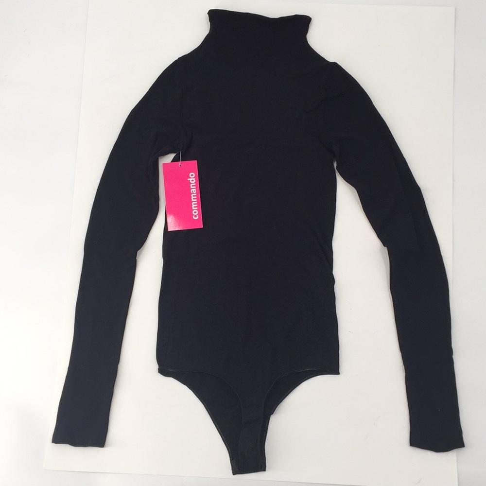 NWT Commando Ballet Turtleneck Bodysuit Black - Picture 5 of 11